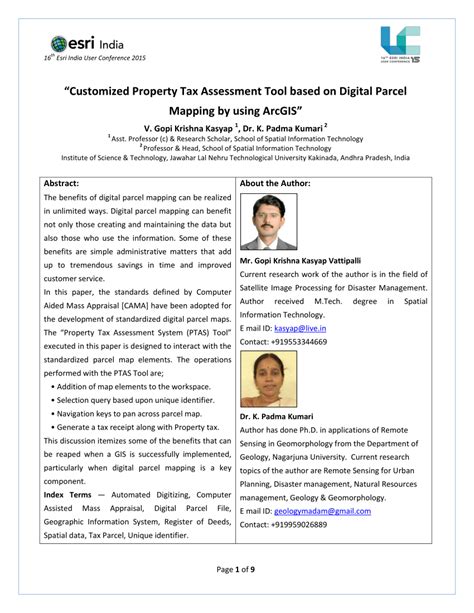 Online property tax and assessment tools .